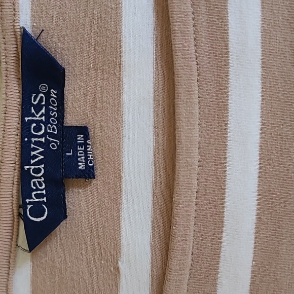 Chadwick's of Boston Striped Top (L) - Picture 4 of 4